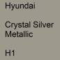 Preview: Hyundai, Crystal Silver Metallic, H1.